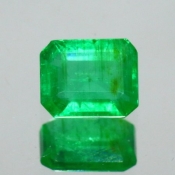 ok. 0,54ct/szt. -TOP GREEN SZMARAGD NAT.- 5,59x4,57/2,59mm ośmiokąt