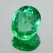 ok. 1,31ct/szt. -CRISTAL  SZMARAGD NAT.- 8,07x6,69/3,79mm owal