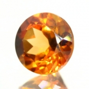 ok. 2,075ct/szt. -WESOŁY TOPAZ NAT.- 7,84x7,83/4,76mm okrągły