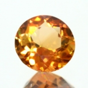 ok. 2,095ct/szt. -WESOŁY TOPAZ NAT.- 7,92x8,00/4,70mm okrągły