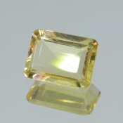 ok. 1,245ct/szt. -ZŁOCISTY CYTRYN NAT.- 7,83x5,84/3,43mm ośmiokąt