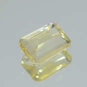 ok. 0,95ct/szt. -ZŁOCISTY CYTRYN NAT.- 7,59x5,85/2,84mm ośmiokąt