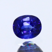 ok. 0,705ct/szt. -KRÓLEWSKI BŁĘKIT ROYAL BLUE - NAJCENNIEJSZA BARWA SZAFIR NAT.- 5,35x4,50/3,28mm owal