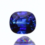 ok. 1,055ct/szt. -MIDNGHT BLUE SZAFIR NAT.- 5,71x4,95/3,93mm antyk