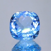 ok. 5,21ct/szt. -SKY BLUE TOPAZ NAT.- 10,16x10,05/6,24mm antyk