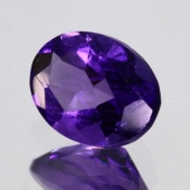 ok. 1,19ct/szt. -AAA TOP INTENSE AMETYST NAT.- 7,96x6,06/4,16mm owal