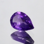 ok. 1,16ct/szt. -NASYCONY AMETYST NAT.- scrap kropla