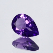 ok. 1,22ct/szt. -NASYCONY AMETYST NAT.- 9,00x6,19/4,22mm kropla