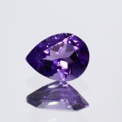 ok. 0,925ct/szt. -NASYCONY AMETYST NAT.- 8,01x6,05/3,89mm kropla