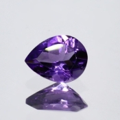 ok. 0,905ct/szt. -NASYCONY AMETYST NAT.- 8,00x6,03/3,83mm kropla