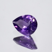 ok. 0,905ct/szt. -NASYCONY AMETYST NAT.- 8,00x6,03/3,83mm kropla