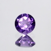 ok. 0,805ct/szt. -NASYCONY AMETYST NAT.- d6,03x6,09/4,02mm okrągły