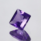 ok. 0,98ct/szt. -NASYCONY AMETYST NAT.- 5,98x5,85/3,84mm kwadrat