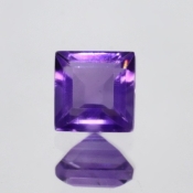 ok. 0,98ct/szt. -NASYCONY AMETYST NAT.- 5,98x5,85/3,84mm kwadrat