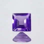 ok. 0,805ct/szt. -NASYCONY AMETYST NAT.- 5,89x5,96/3,38mm kwadrat