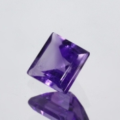 ok. 0,905ct/szt. -NASYCONY AMETYST NAT.- 5,81x5,88/3,58mm kwadrat