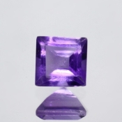 ok. 0,905ct/szt. -NASYCONY AMETYST NAT.- 5,81x5,88/3,58mm kwadrat