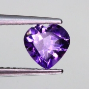 ok. 0,625ct/szt. -LAWENDOWY AMETYST NAT.- 5,80x5,96/3,62mm serce