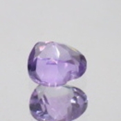 ok. 0,73ct/szt. -JASNY AMETYST NAT.- 5,95x6,00/3,75mm serce