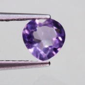 ok. 0,54ct/szt. -JASNY AMETYST NAT.- 5,85x5,94/3,06mm serce