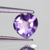 ok. 0,64ct/szt. -JASNY AMETYST NAT.- 5,96x5,78/3,47mm serce