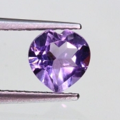 ok. 0,75ct/szt. -JASNY AMETYST NAT.- 6,11x5,99/3,79mm serce