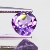 ok. 0,71ct/szt. -JASNY AMETYST NAT.- 6,04x5,98/3,61mm serce