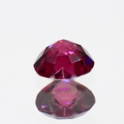 ok. 0,795ct/szt. -CHERRY PINK - AMARANTOWY GRANAT NAT.- 5,34x5,84/3,10mm serce