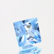 ok. 2,78ct/szt. -AAA SKY BLUE TOPAZ NAT.- 7,65x7,83/5,54mm kwadrat