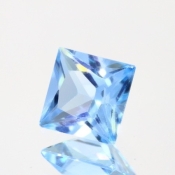 ok. 2,86ct/szt. -AAA SKY BLUE TOPAZ NAT.- 7,91x7,93/5,31mm kwadrat