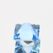 ok. 2,86ct/szt. -AAA SKY BLUE TOPAZ NAT.- 7,91x7,93/5,31mm kwadrat