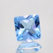 ok. 2,805ct/szt. -AAA SKY BLUE TOPAZ NAT.- 7,85x7,96/5,02mm kwadrat