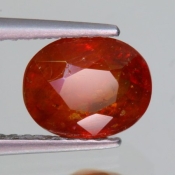 ok. 1,76ct/szt. -ROYAL RED (CZERWIEŃ KRÓLEWSKA) - NAJCENNIEJSZY ODCIEŃ RUBIN NAT.- 7,65x6,09/4,05mm owal