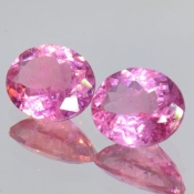 ok. 6,595ct/para -BABY PINK TURMALIN NAT.- 11,24x9,09/5,24mm (3,51ct) | 10,94x8,96/4,79mm (3,08ct) owal