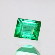 ok. 0,295ct/szt. -NAJCENNIEJSZY CIEMNY SZMARAGD NAT.- 4,06x3,31/2,64mm prostokąt