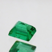 ok. 0,295ct/szt. -NAJCENNIEJSZY CIEMNY SZMARAGD NAT.- 4,06x3,31/2,64mm prostokąt