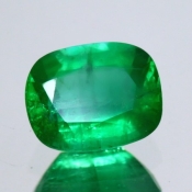 ok. 1,34ct/szt. -NAJCENNIEJSZY CIEMNY SZMARAGD NAT.- 7,86x6,22/4,06mm antyk