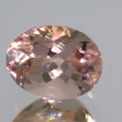 ok. 1,315ct/szt. -PUDROWY INTENSYWNY MORGANIT NAT.- 8,09x6,11/4,60mm owal