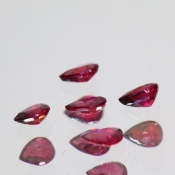 ok. 0,12ct/szt. -SWEET CHERRY RED (CZEREŚNIOWY) RUBIN NAT.- 3,7x2,5mm (+0,1/-0,2mm) kropla