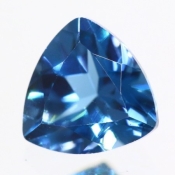 ok. 0,535ct/szt. -LONDON BLUE TOPAZ NAT.- 4,95x4,96/3,25mm trilion