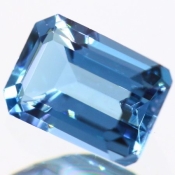 ok. 0,695ct/szt. -LONDON BLUE TOPAZ NAT.- 6,04x4,03/2,80mm prostokąt