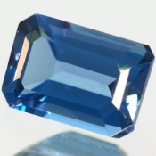 ok. 0,73ct/szt. -LONDON BLUE TOPAZ NAT.- 6,02x4,06/2,90mm prostokąt