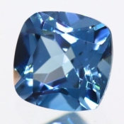 ok. 0,705ct/szt. -LONDON BLUE TOPAZ NAT.- 5,03x5,08/3,39 antyk