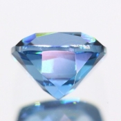 ok. 0,705ct/szt. -LONDON BLUE TOPAZ NAT.- 5,03x5,08/3,39 antyk