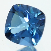 ok. 0,695ct/szt. -LONDON BLUE TOPAZ NAT.- 5,08x5,12/3,37mm antyk