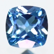 ok. 0,645ct/szt. -LONDON BLUE TOPAZ NAT.- 4,97x5,00/3,24mm antyk