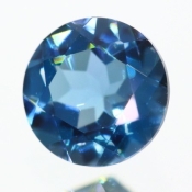 ok. 0,575ct/szt. -LONDON BLUE TOPAZ NAT.- 5,00x5,03/3,02mm okrągły