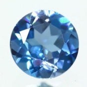 ok. 0,535ct/szt. -LONDON BLUE TOPAZ NAT.- 5,05x5,06/2,91mm okrągły