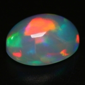 ok. 0,99ct/szt. -WIELOBARWNY OPAL NAT.- 8,03x6,06/3,98mm owal