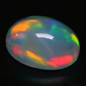 ok. 0,99ct/szt. -WIELOBARWNY OPAL NAT.- 8,03x6,06/3,98mm owal